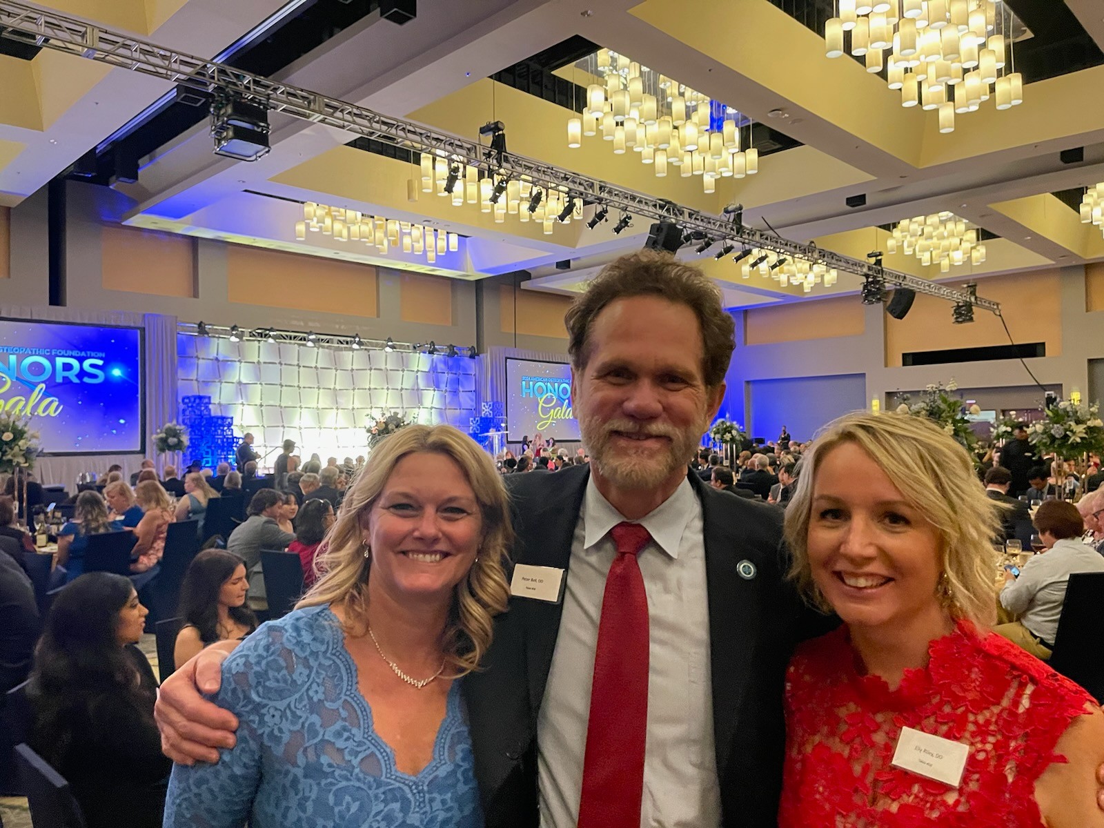 Dr. Bell and Dr. Riley at the gala