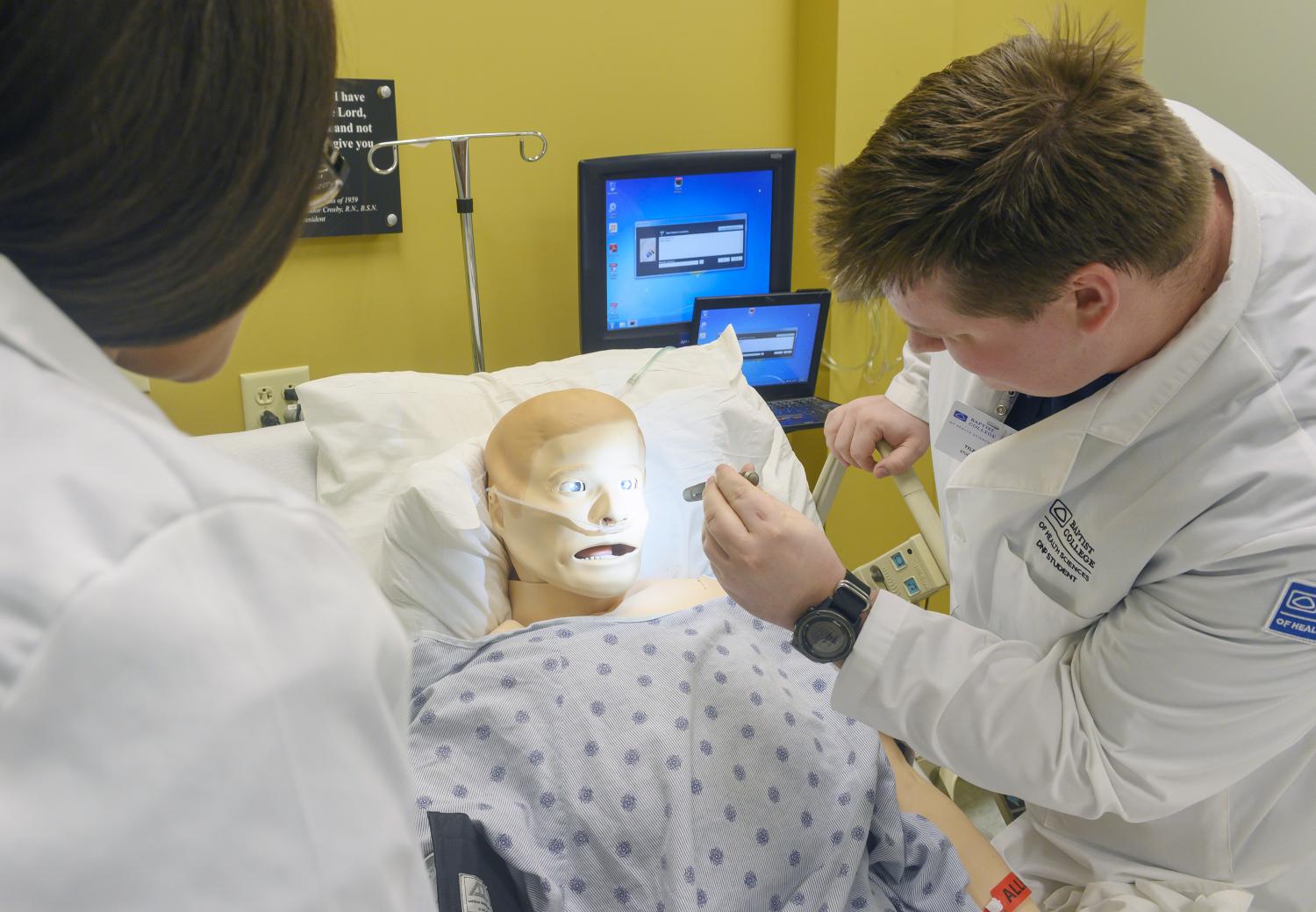 Students in the classroom lab