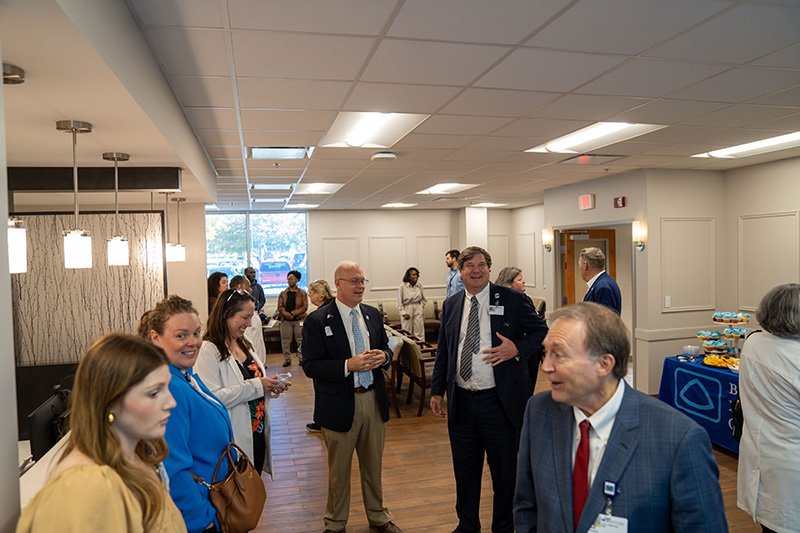 attendees at the OMM opening 