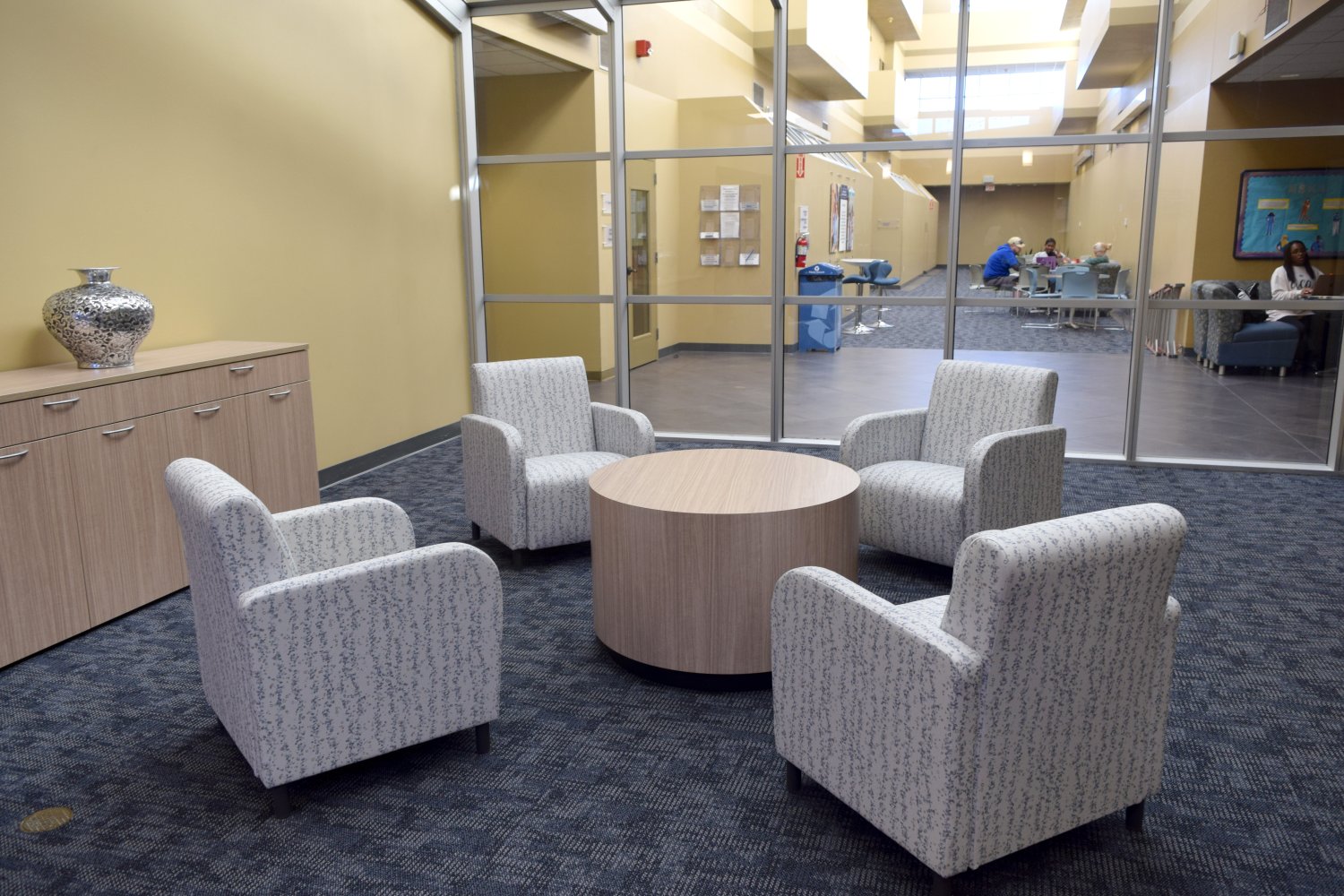 New library seating area 