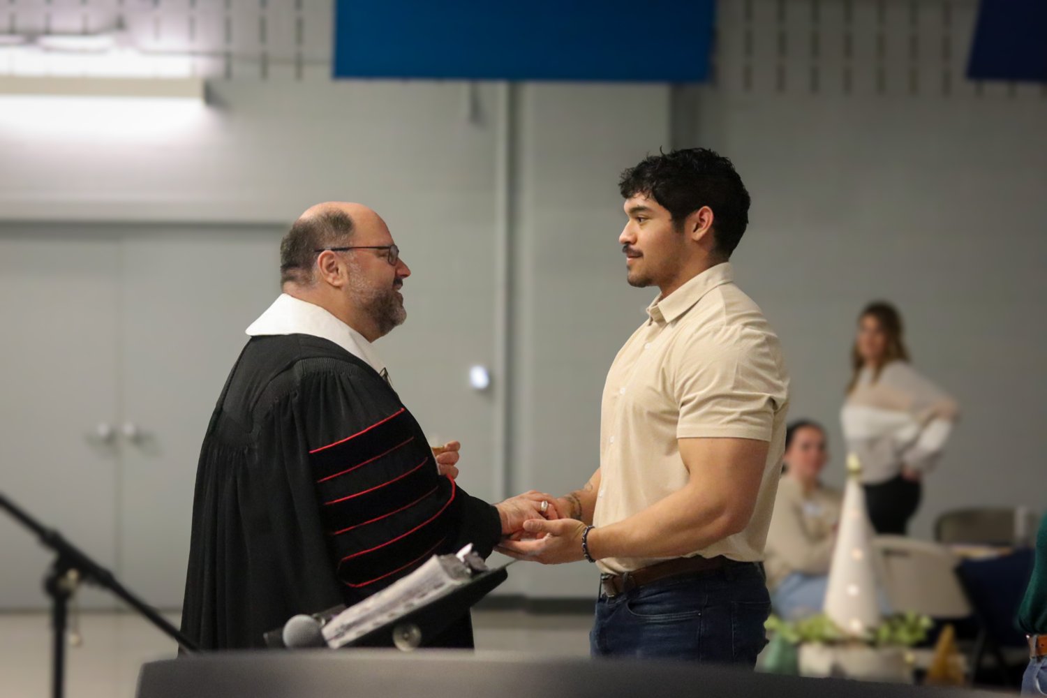 Honor Student at Christmas Chapel 